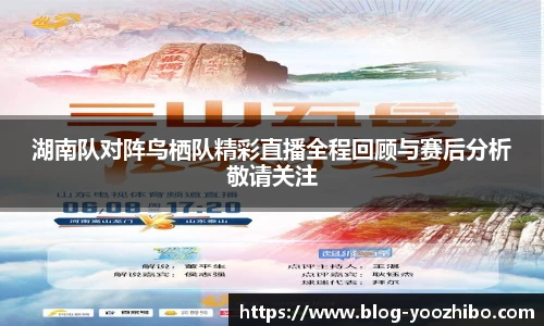 湖南队对阵鸟栖队精彩直播全程回顾与赛后分析敬请关注